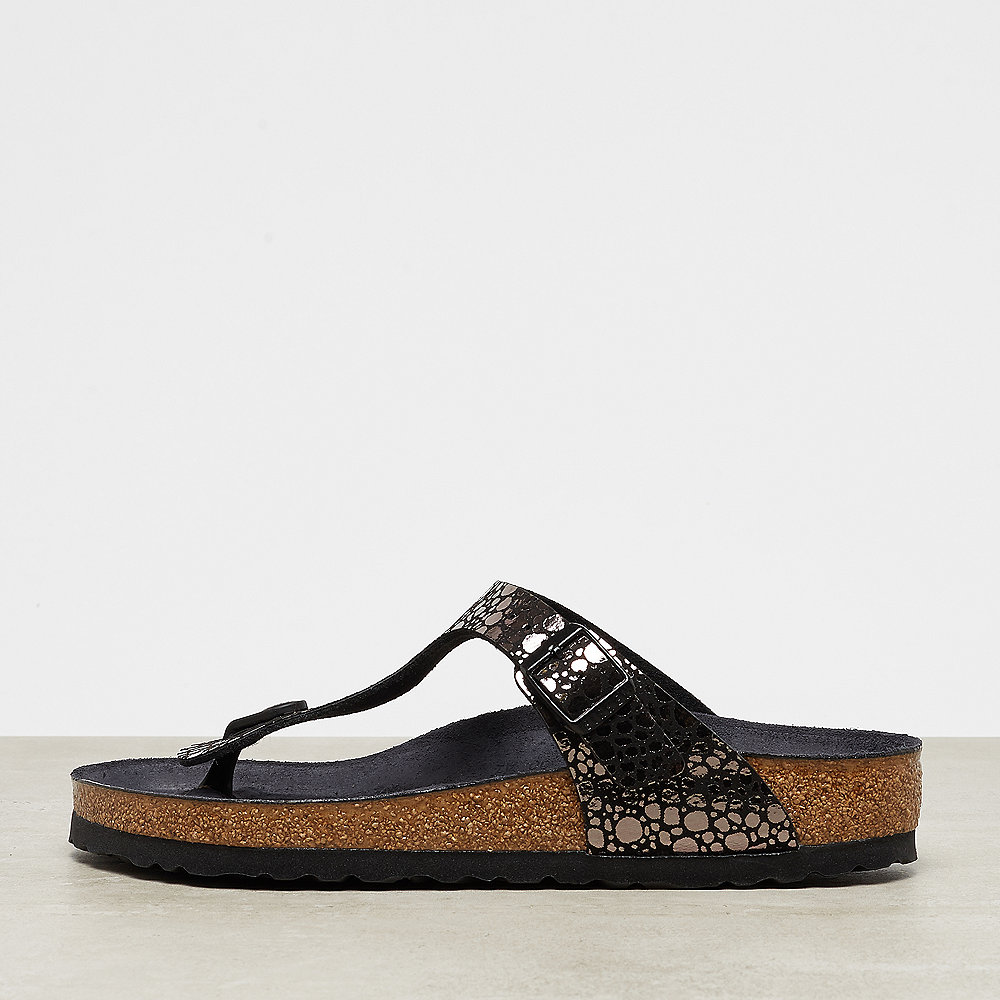 Birkenstock Gizeh metallic stones black