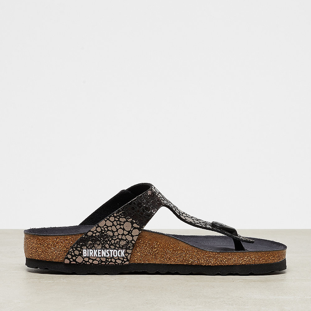 Birkenstock Gizeh metallic stones black
