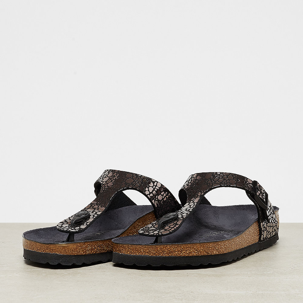 Birkenstock Gizeh metallic stones black