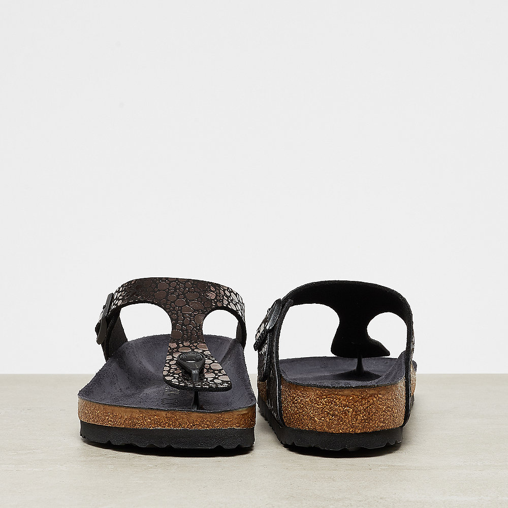 Birkenstock Gizeh metallic stones black