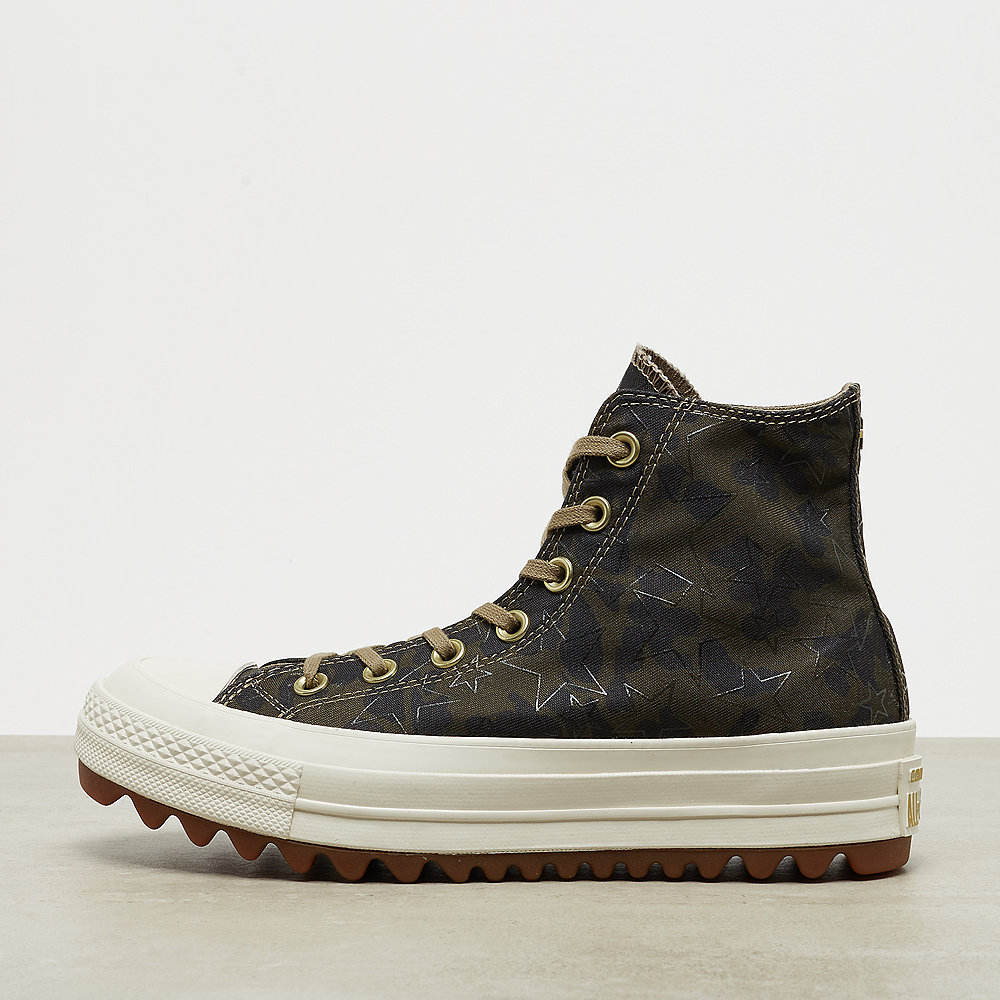 Converse CTAS Lift Ripple Hi khaki/sandy/egret
