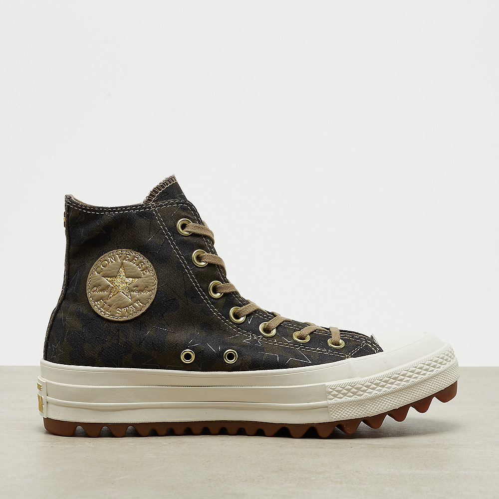 Converse CTAS Lift Ripple Hi khaki/sandy/egret