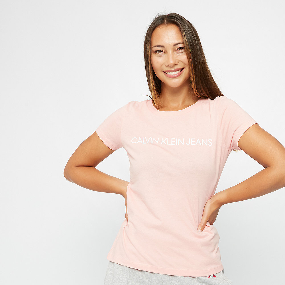Calvin Klein Institutional Logo Slim Fit T-Shirt blossom/bright white