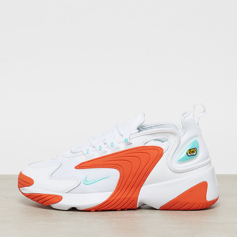 nike zoom 2k weiß orange