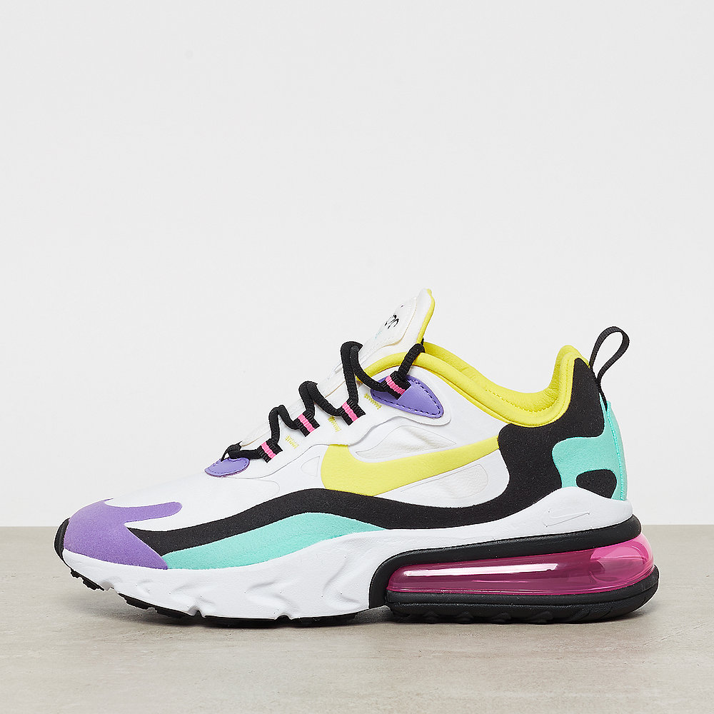 NIKE Air Max 270 white/dynamic yellow black bright violet