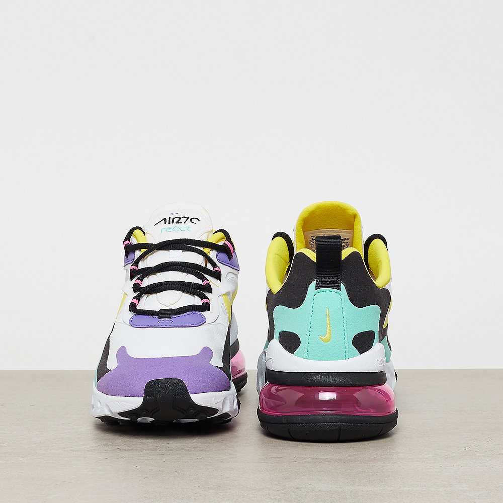NIKE Air Max 270 white/dynamic yellow black bright violet