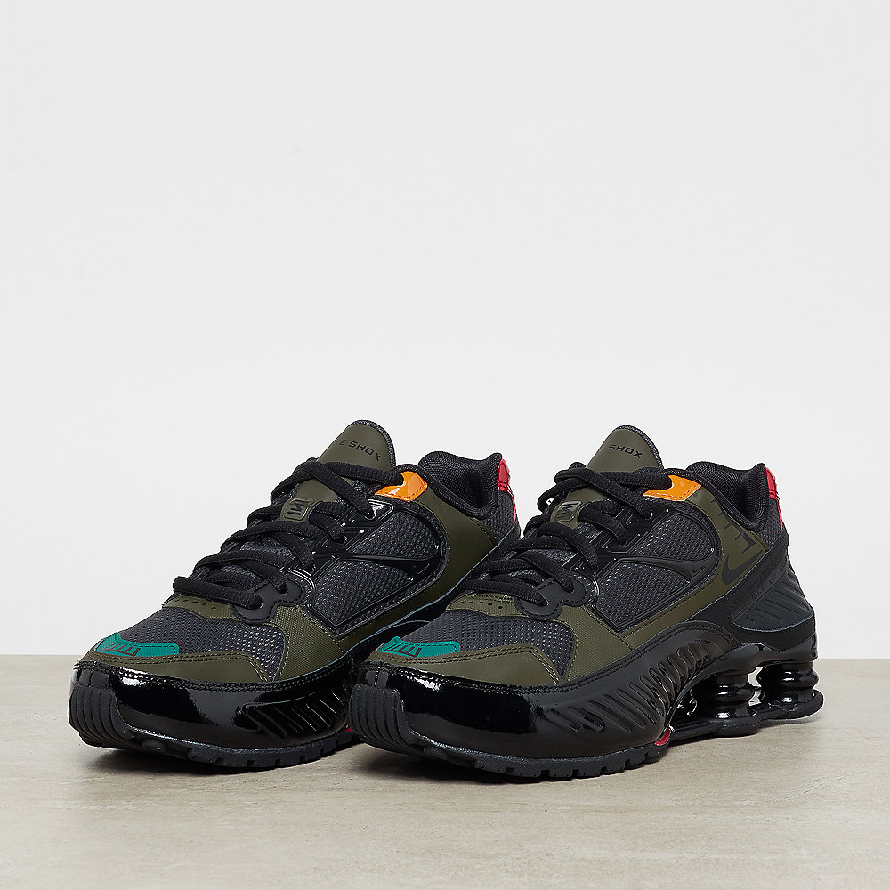 NIKE Nike Shox Enigma black/ant.-cargo khaki-gym red
