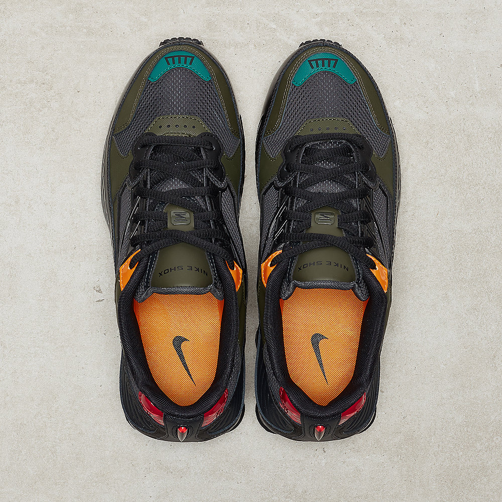 NIKE Nike Shox Enigma black/ant.-cargo khaki-gym red
