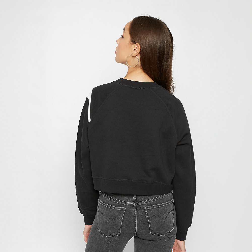 NIKE NSW Swoosh Crew FLC BB black/white