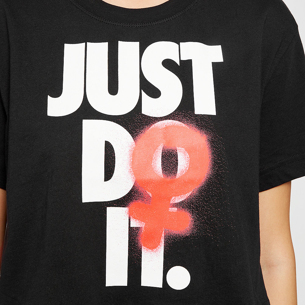 NIKE W NSW TEE REBEL CROP 2 black