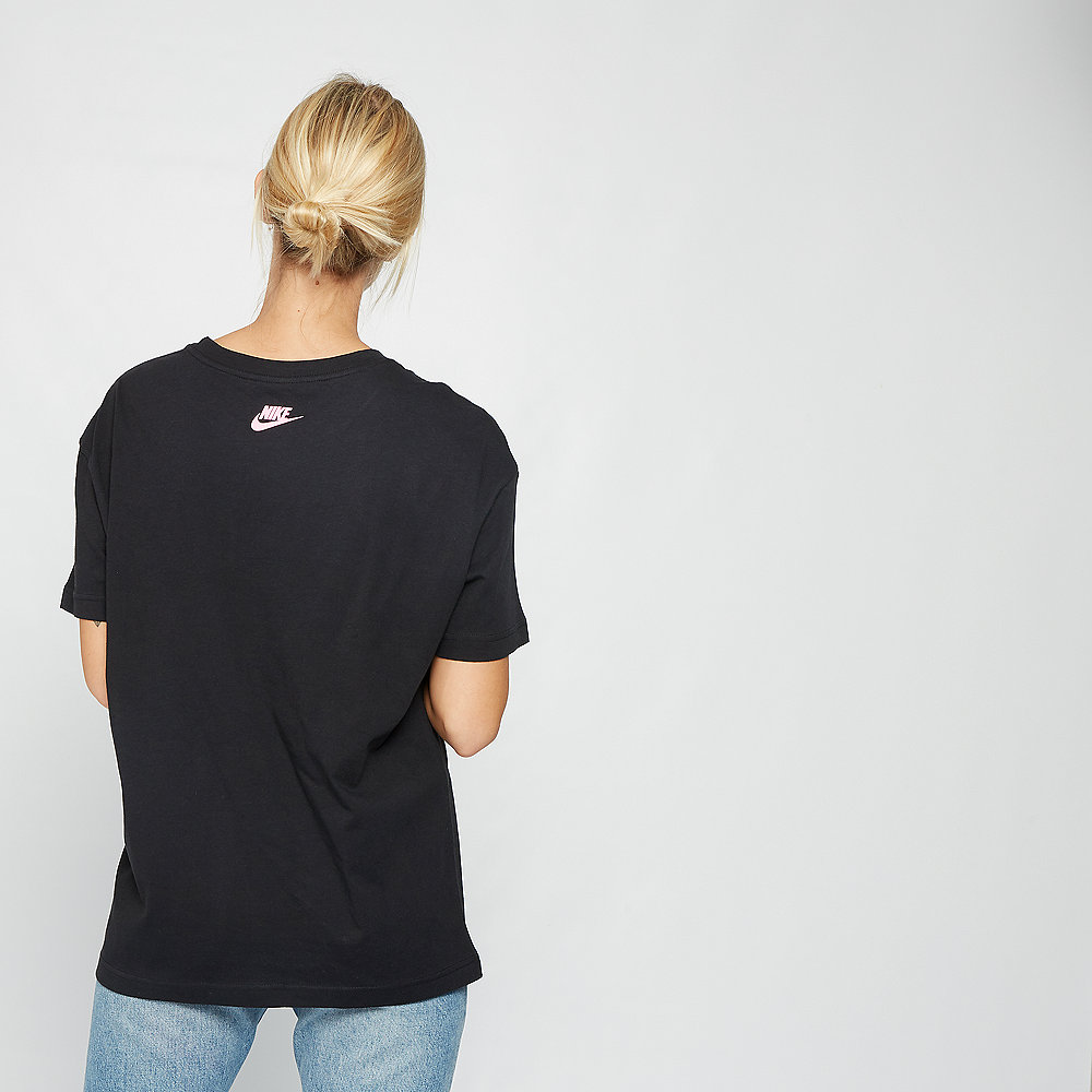 NIKE W NSW TEE BOY PHOTO black/pink rise