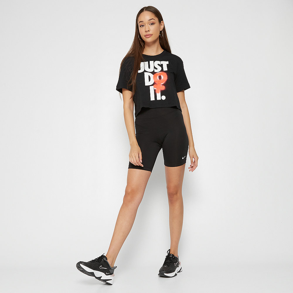 NIKE W NSW LEGASEE BIKE SHORT black/black/white