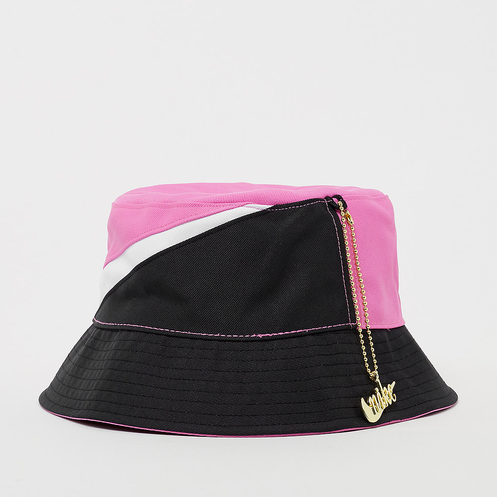 NIKE NSW Bucket Hat Swoosh china rose/white/black