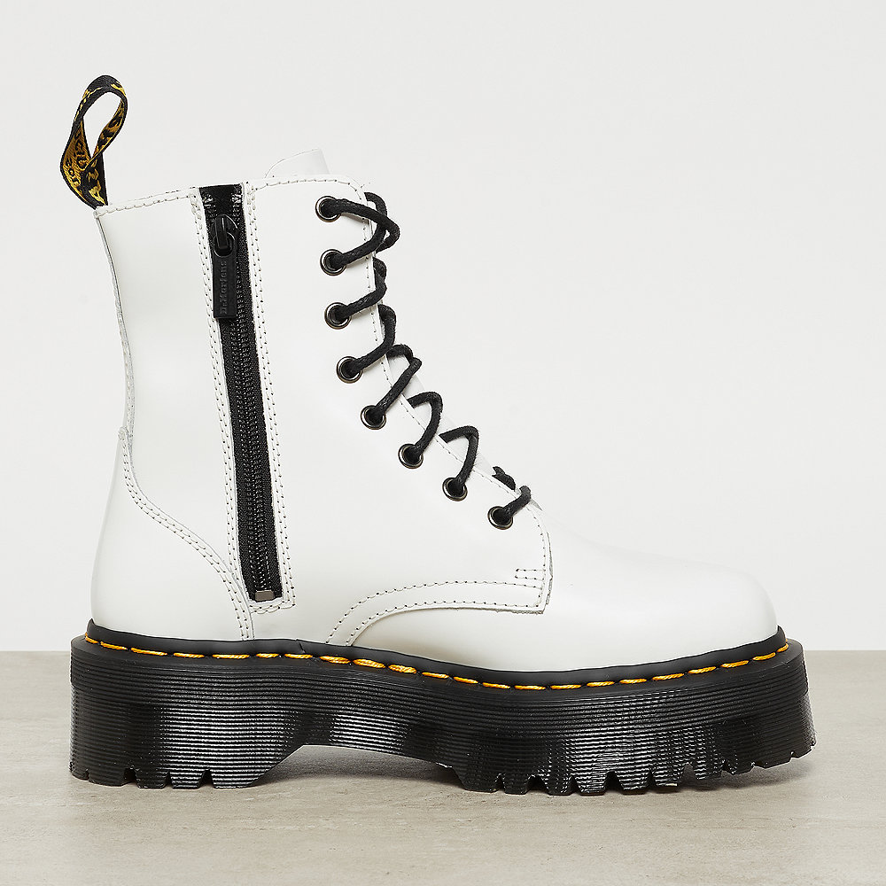 Dr. Martens Jadon White Polished Smooth