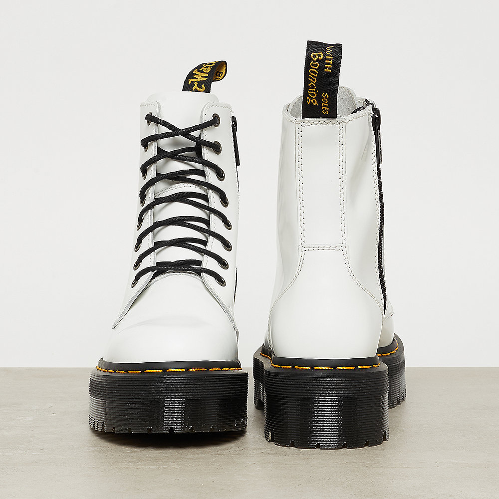 Dr. Martens Jadon White Polished Smooth