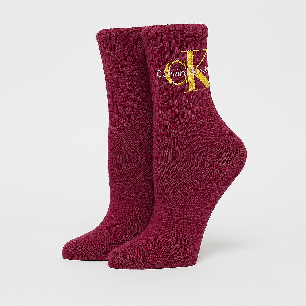 Calvin Klein Jeans Logo Short Crew beet red