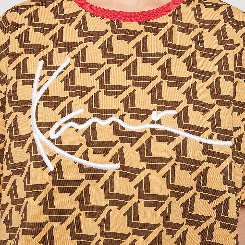 Karl Kani Signature Tee camel/brown/red