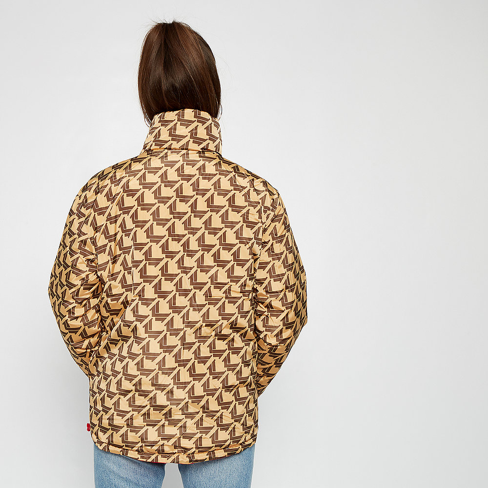 Karl Kani KK Retro Reversible Puffer Jacket red/camel/brown