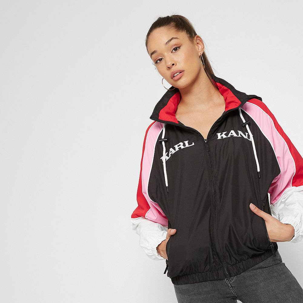 Karl Kani KK Retro Block Trackjacket black/white/red/pink