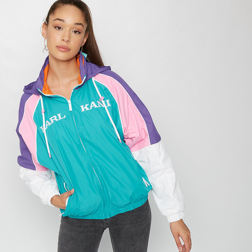Karl Kani KK Retro Block Trackjacket blue/purple/pink/white/orange