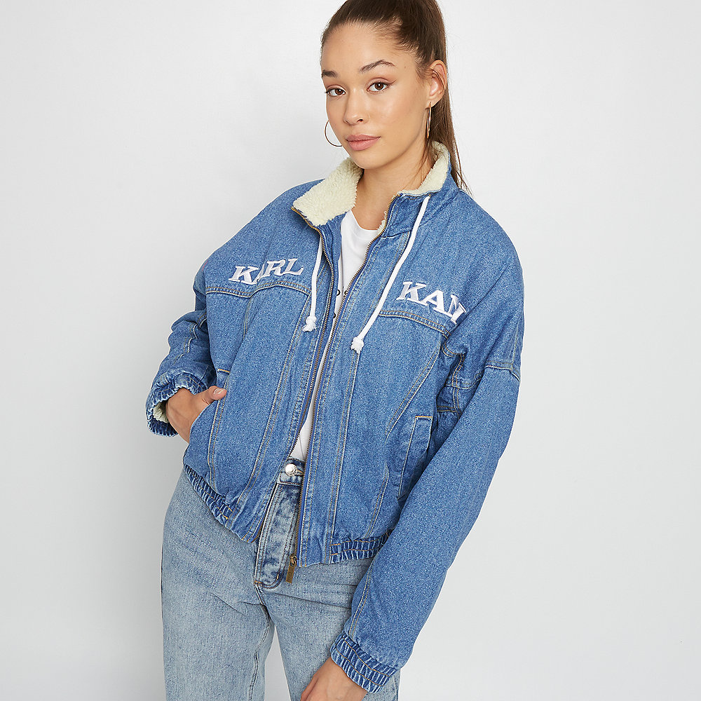 Karl Kani KK Sherpa Denim Jacket blue/white