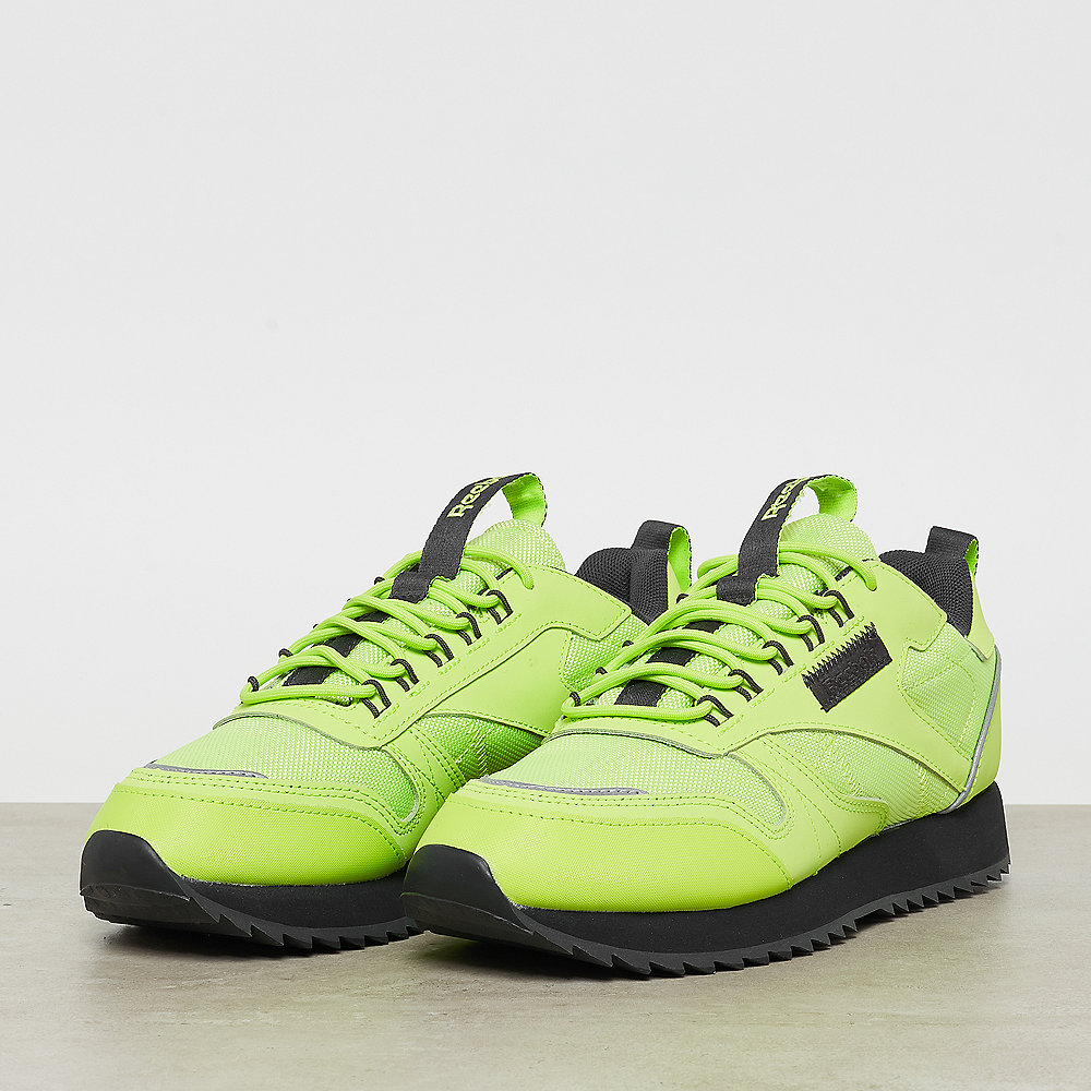 Reebok CL Leather Ripple Railneon lime/neon lime/true grey 8