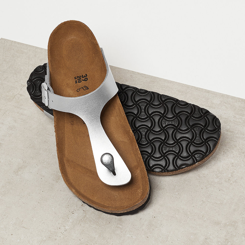Birkenstock Gizeh silver