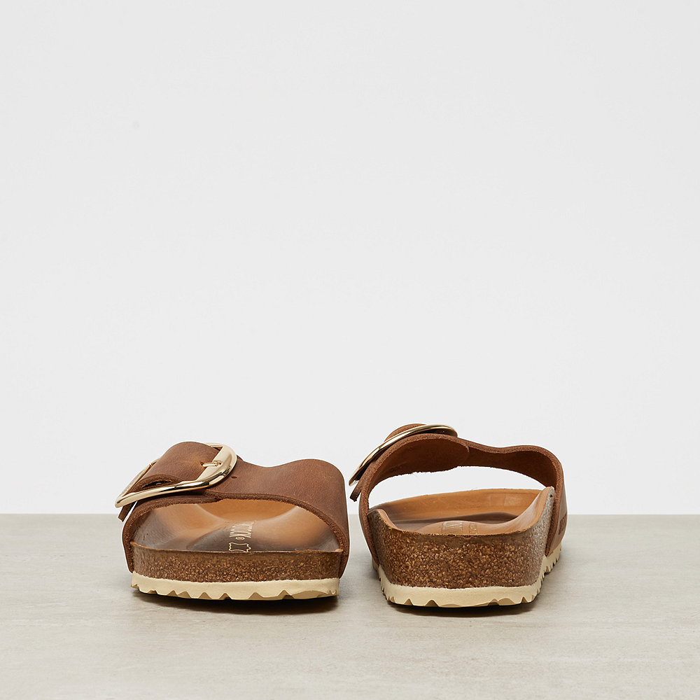 Birkenstock Madrid Big Buckle Slim Fit cognac