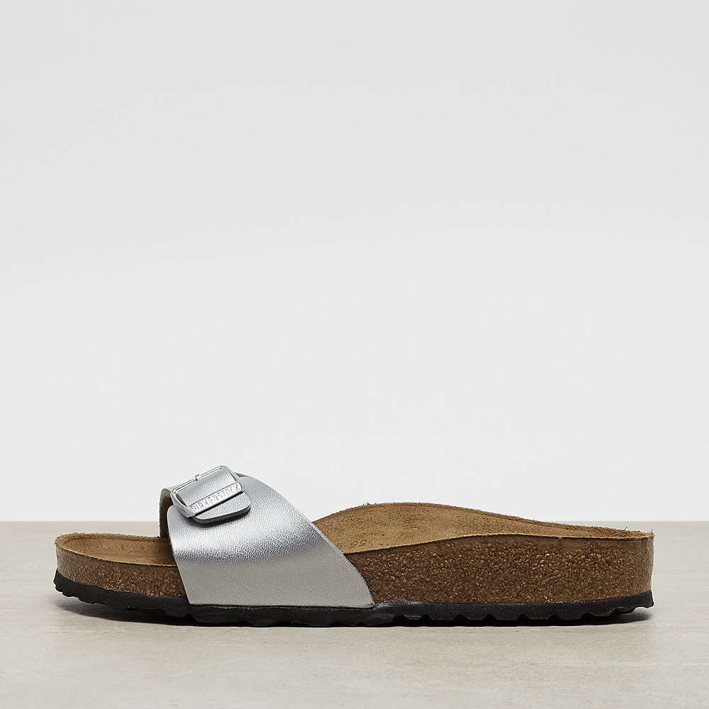Birkenstock Madrid Birko-Flor silver