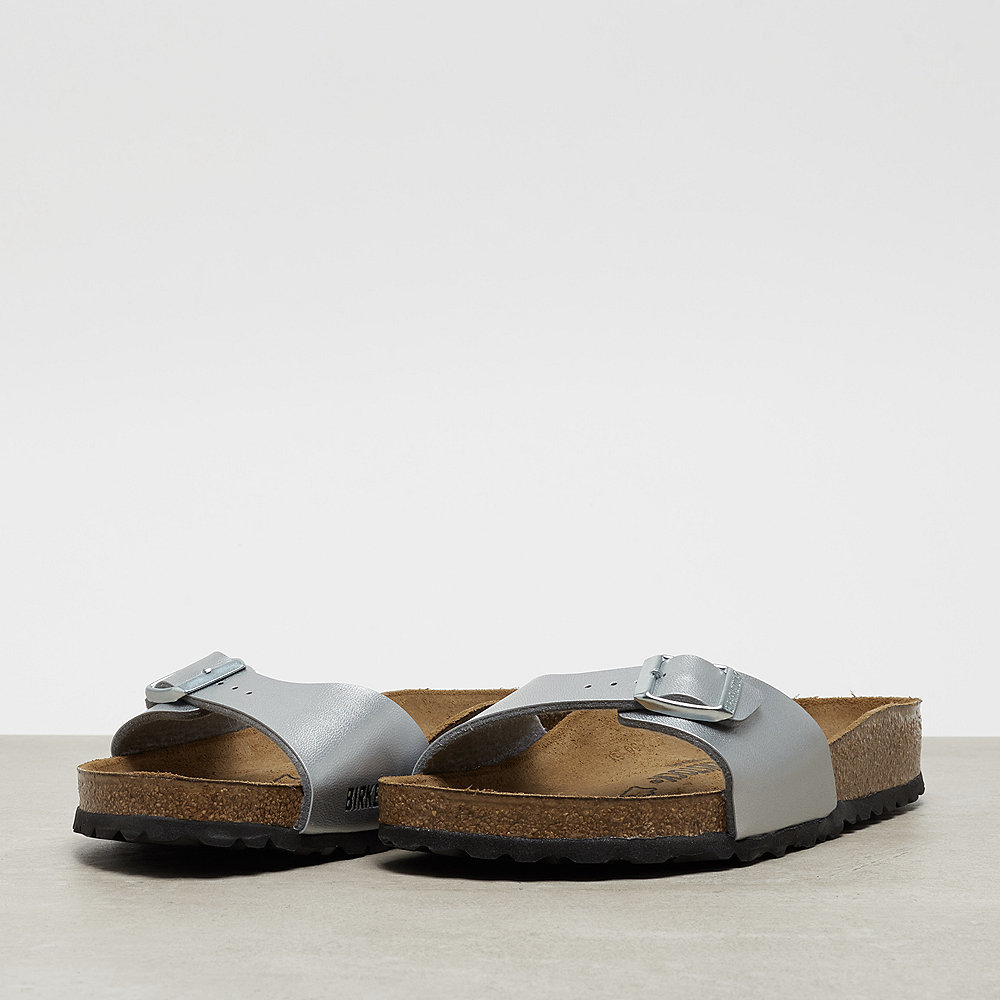 Birkenstock Madrid Birko-Flor silver