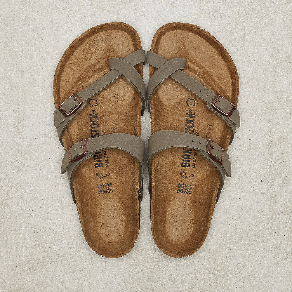 Birkenstock Mayari Nubuk Stone