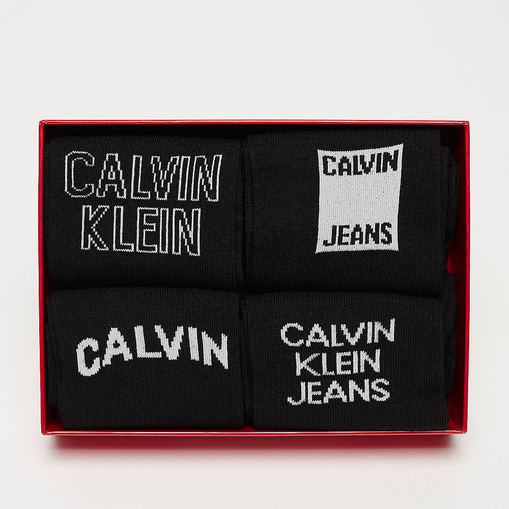 Calvin Klein 4 Pair Jeans Logo Gift black