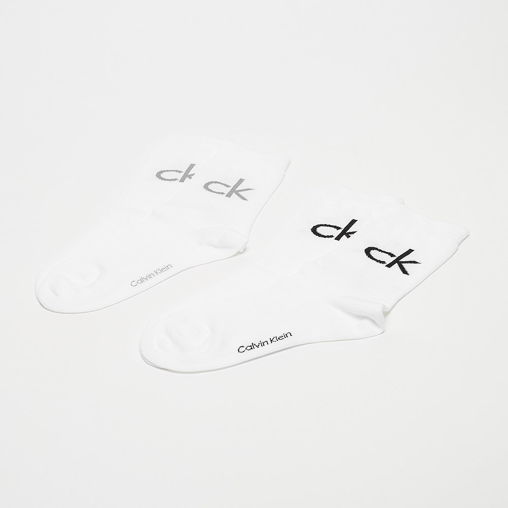 Calvin Klein 2 Pair Modern Logo white