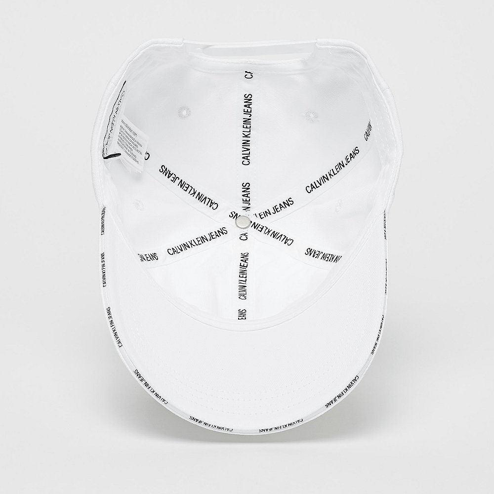 Calvin Klein J Logo Tape Cap white