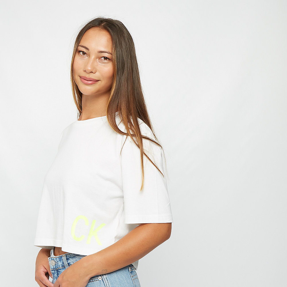 Calvin Klein CK Jeans Boyfriend Cropped bright white/safety
