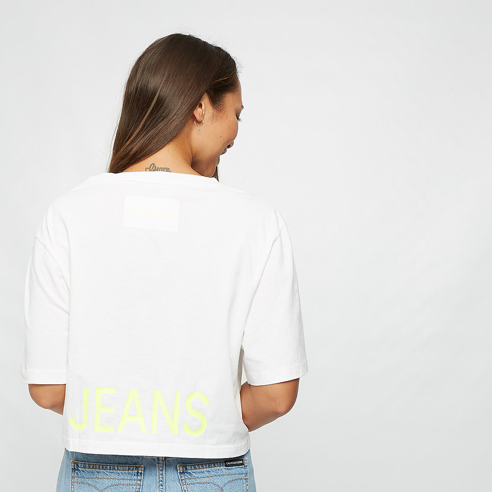 Calvin Klein CK Jeans Boyfriend Cropped bright white/safety