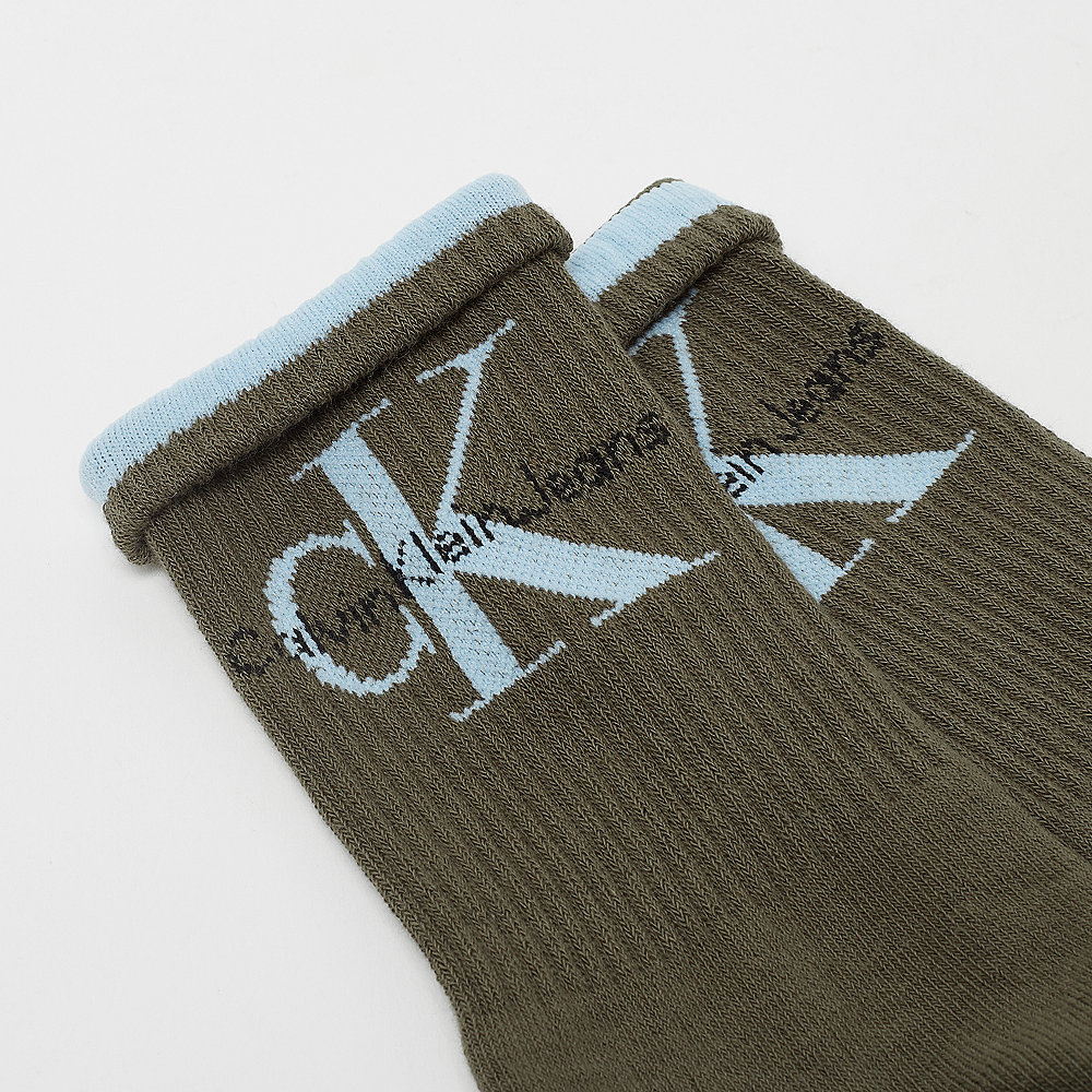 Calvin Klein Jeans logo olive