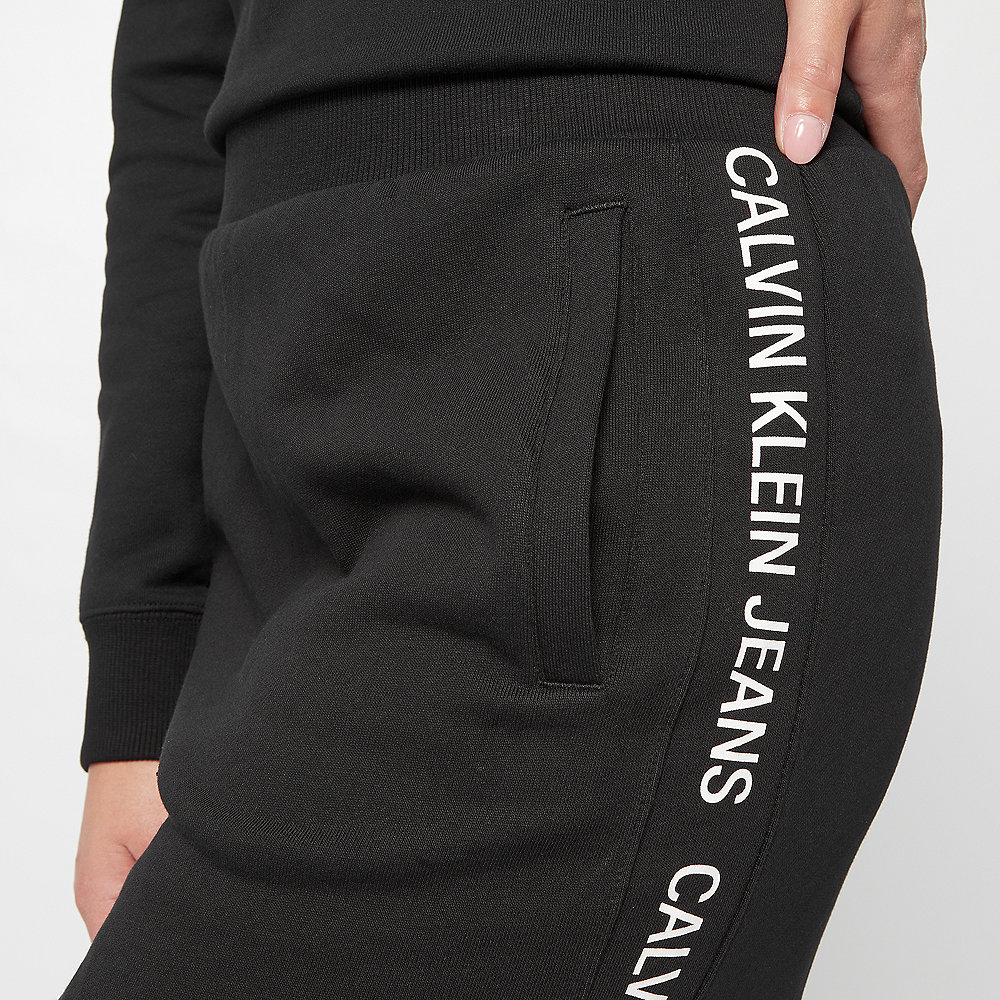 Calvin Klein Track Side Logo Skirt black
