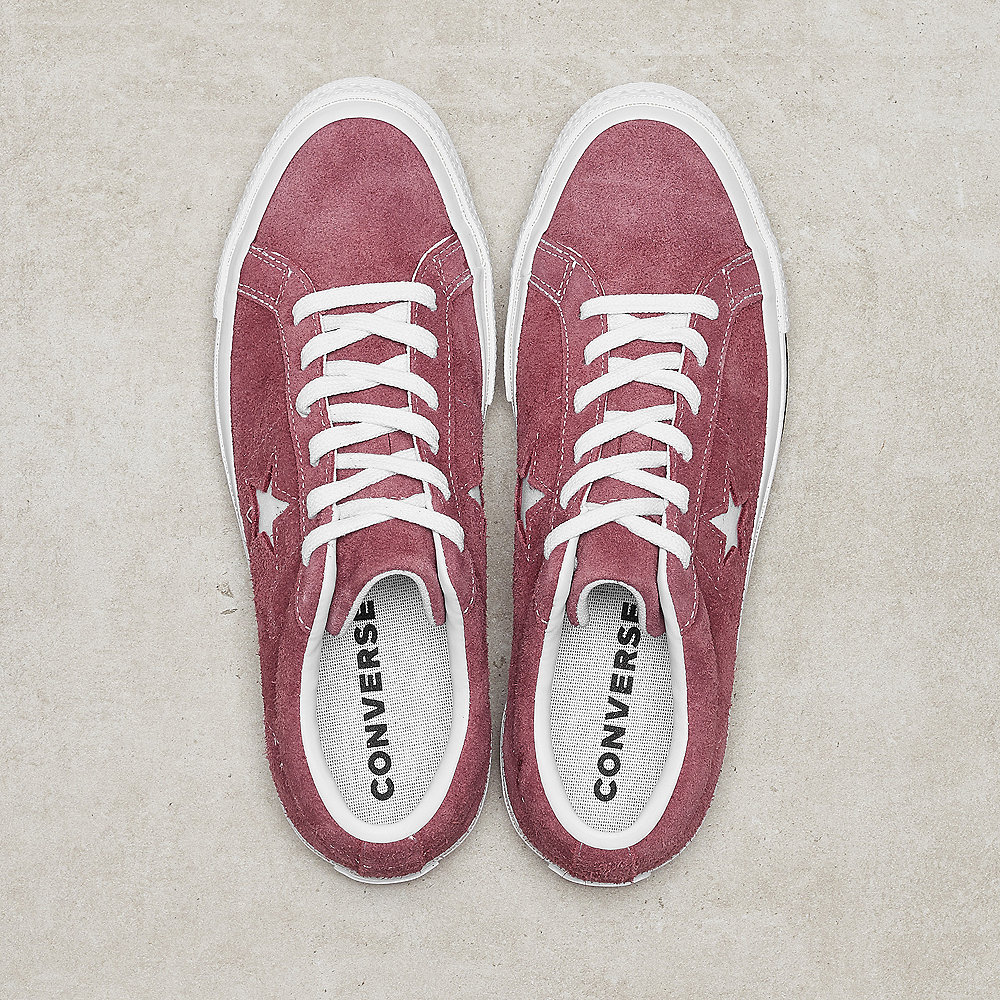 Converse One Star OX deep bordeaux/white/white