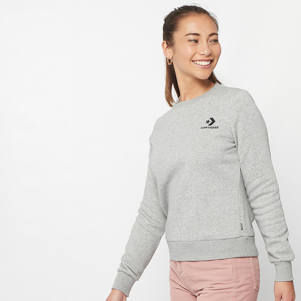 Converse Star Chevron EMB Crew vintage grey heather