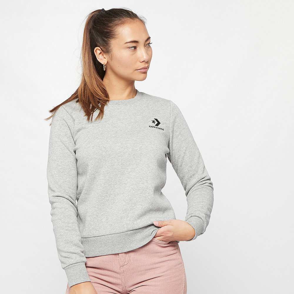 Converse Star Chevron EMB Crew vintage grey heather