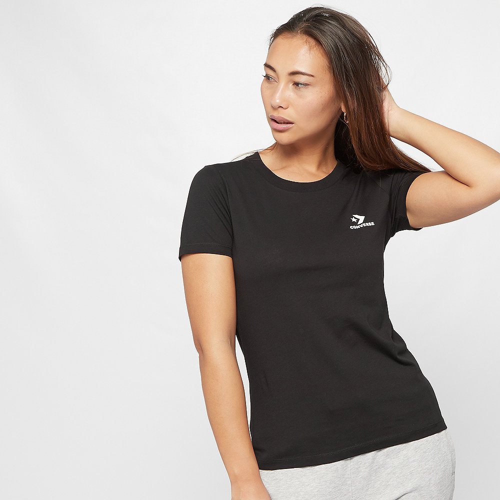 Converse Star T-Shirt Chevron Small Chest Logo black