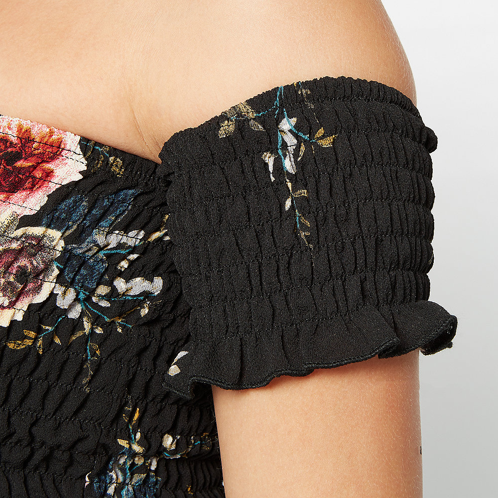 Effeny Off-Shoulder Kleid schwarz