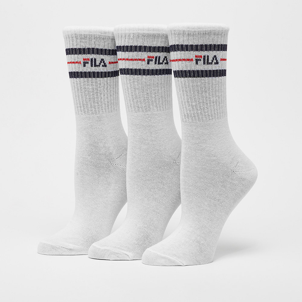 Fila Street Socks 3-Pack white
