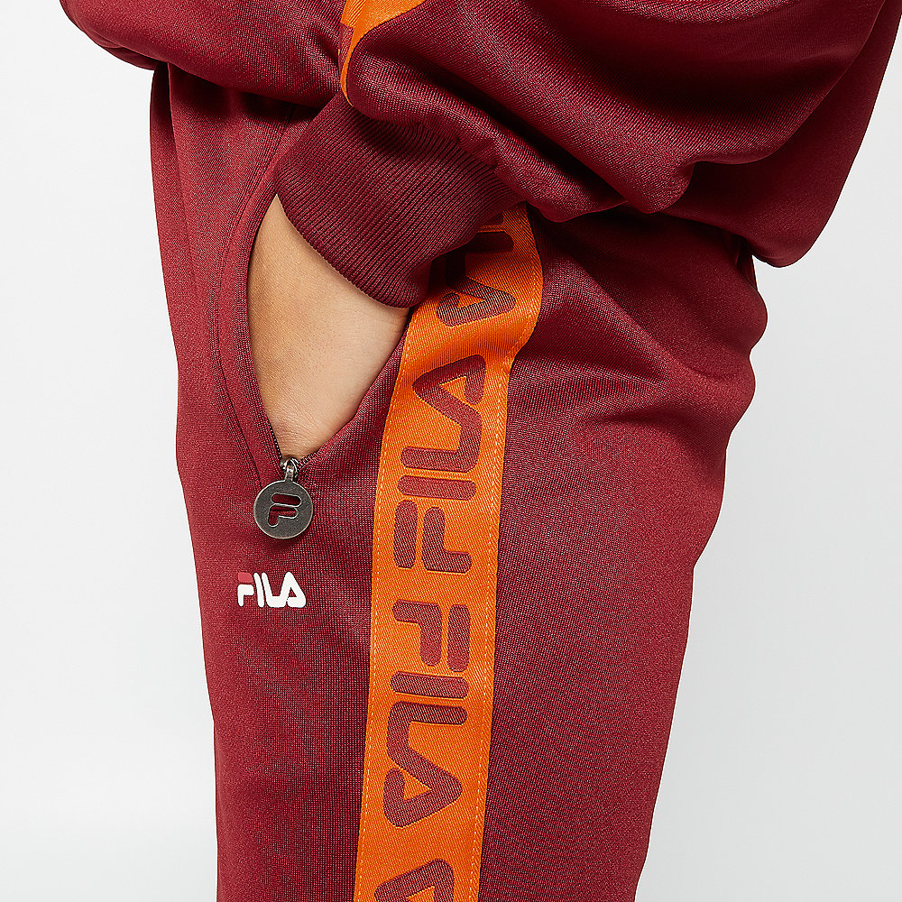 Fila Thora Tape Track Pant merlot