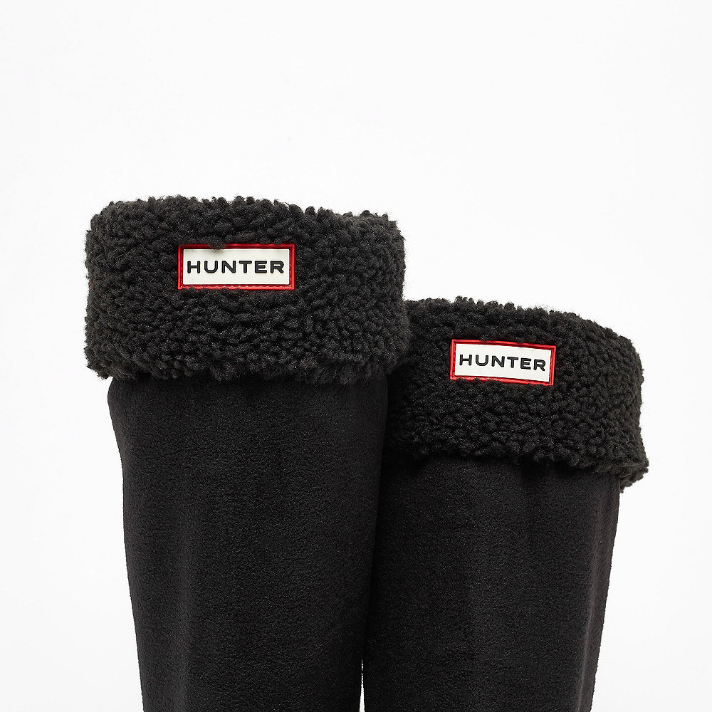 Hunter Sheepy Fleece B-Sock black