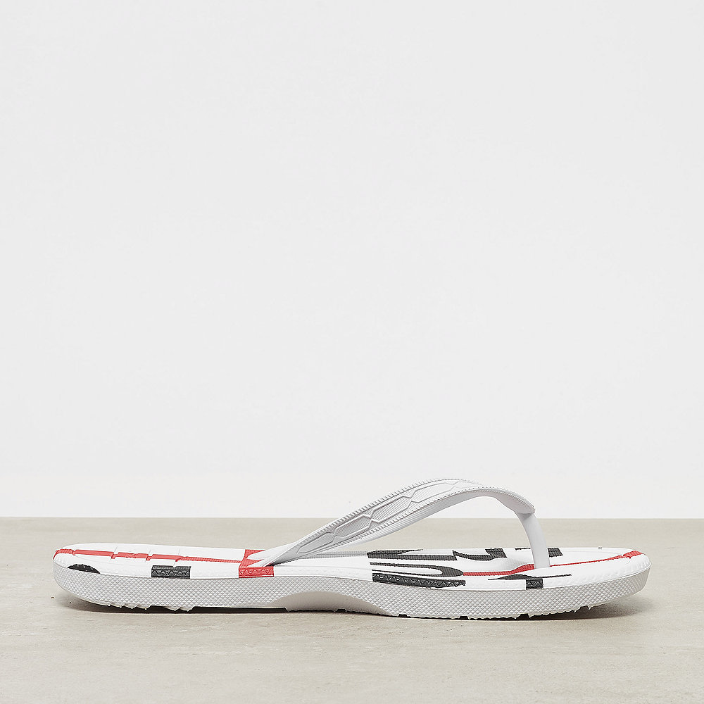 Hunter Womens Exploded Logo Flip Flop black