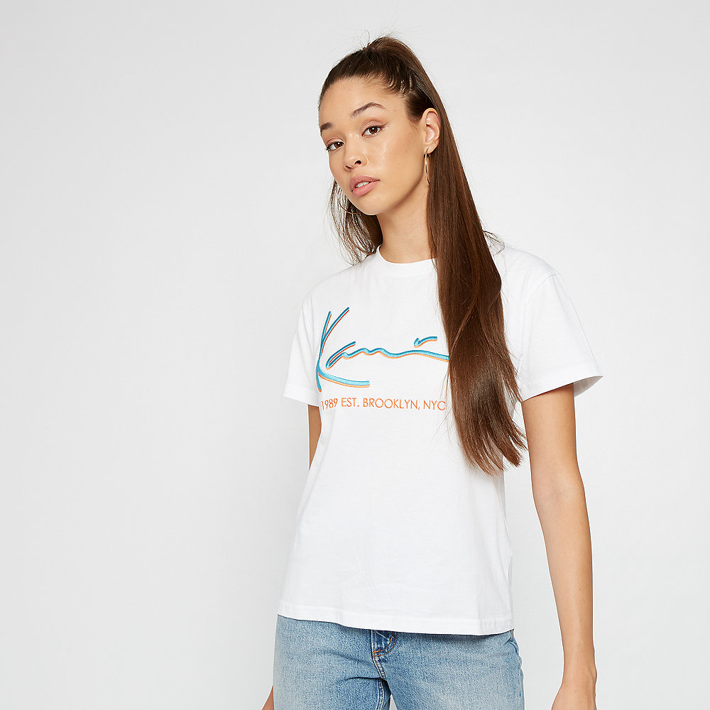 Karl Kani Signature Tee white/blue