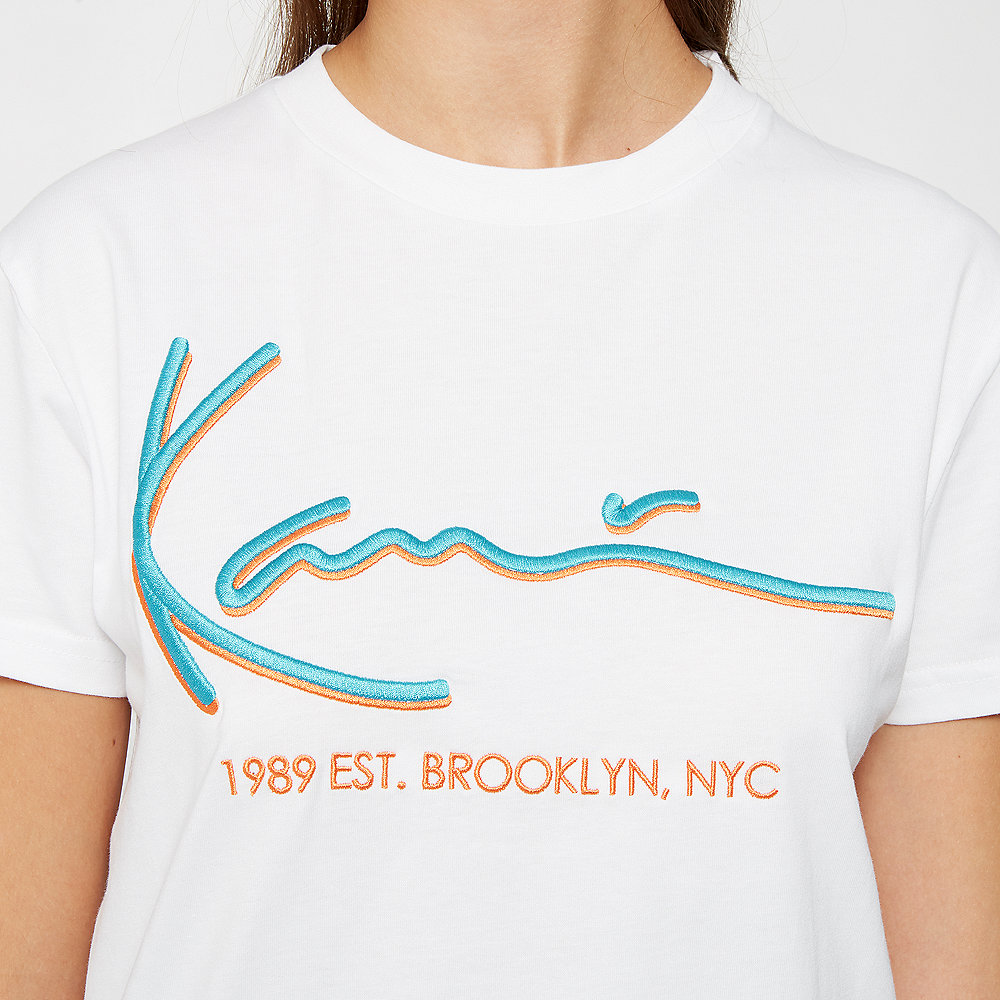 Karl Kani Signature Tee white/blue