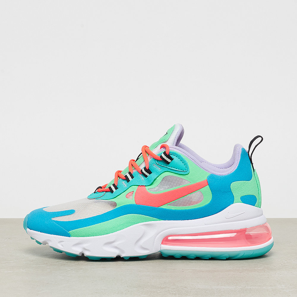 NIKE Air Max 270 React electro green/flash crimson blue lagoon